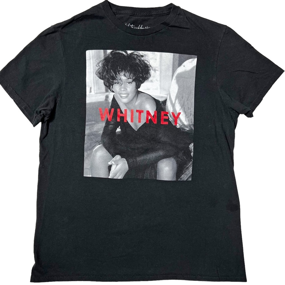 Whitney Houston Graphic T-Shirt in Black Women’s Sz M